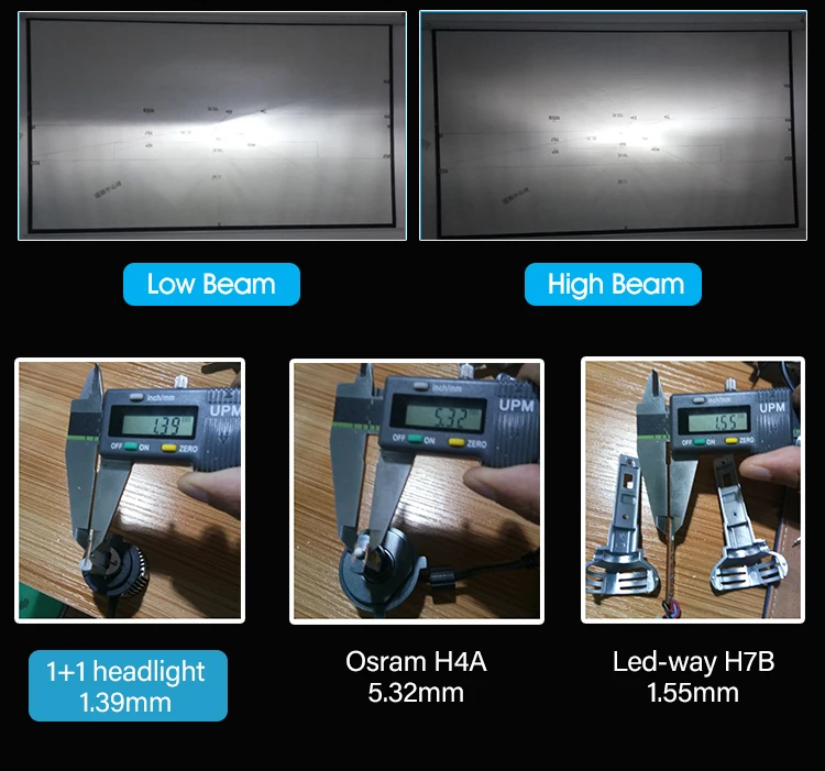 H4 Automobile LED Headlamp Mini Far and Near Dropshipping Waterproof Car Headlamp