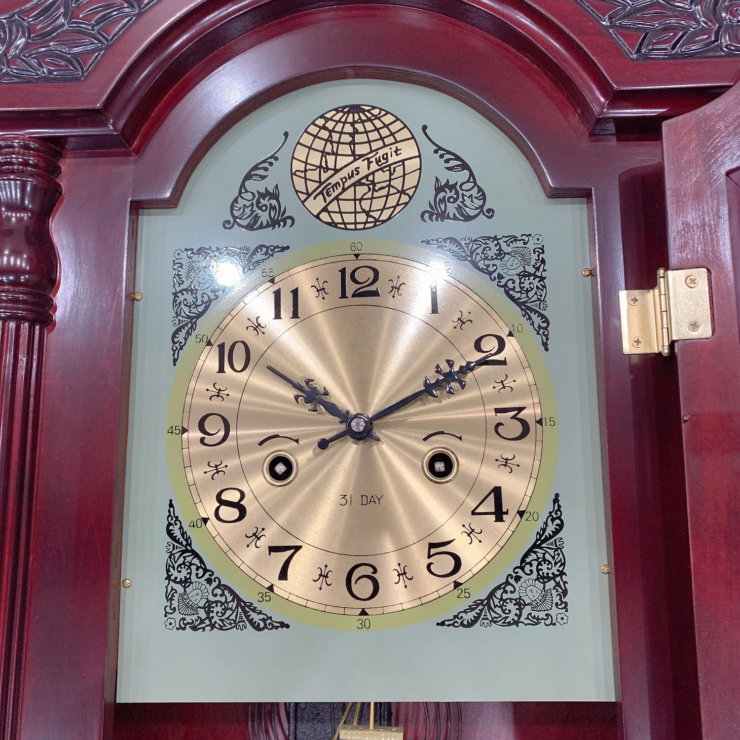 customized wooden wall clock /classic quartz wall clock /antique pendulum wall clock