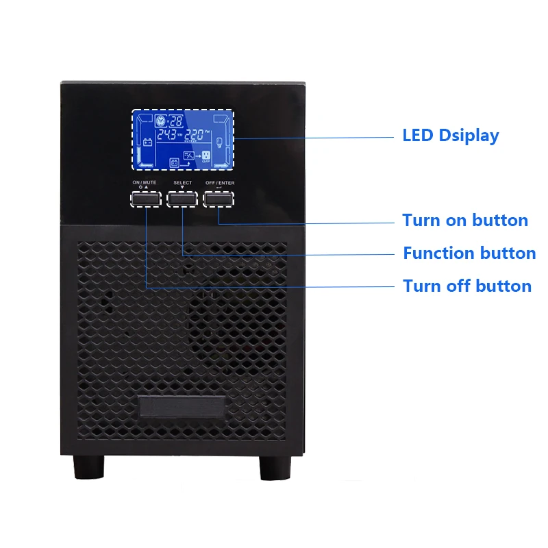 cwups 1kva 800w ups For Digital Devices For Small Server Uninterrupted Power Supply HIgh Frequency online ups