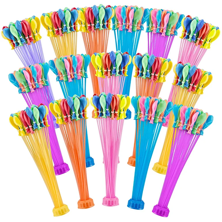 111 шт./Букет упаковки дверь из игры латекс неоновые Волшебные водянные шарики быстрого заполнения летние игрушки бомба игры Мультяшные игрушки водянные шарики