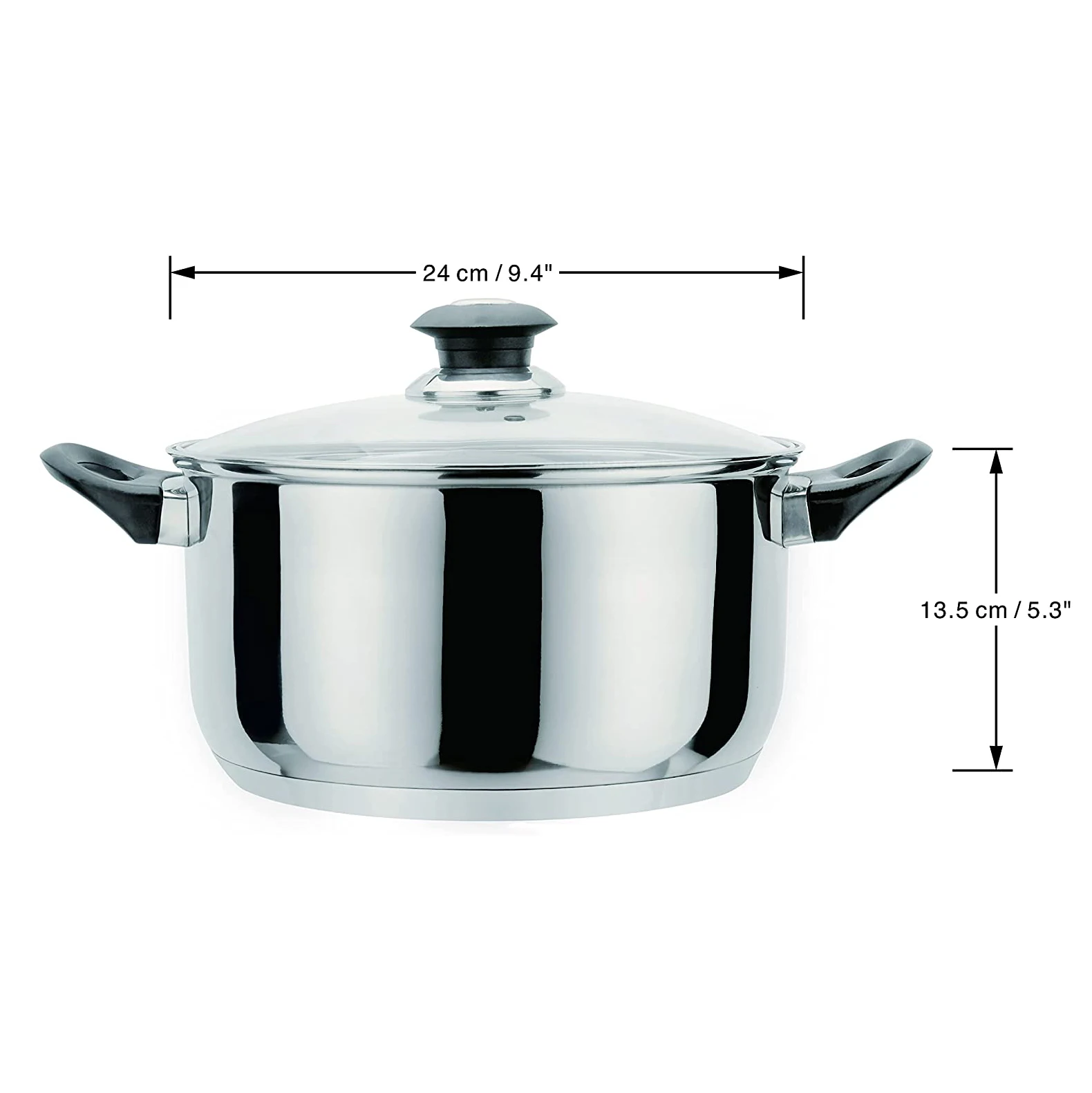 10 Pcs stainless steel cookware sauce pot casserole fry pan set metal cooking pots set