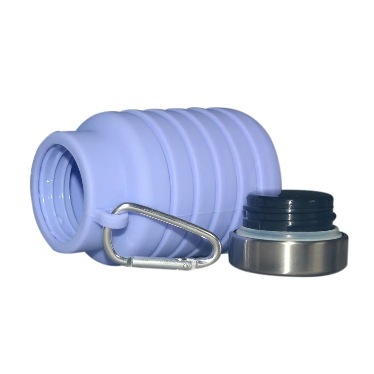 Water Bottle Eco Friendly Sports Silicone Collapsible Water Bottle With Custom Logo foldable water bottle sublimation