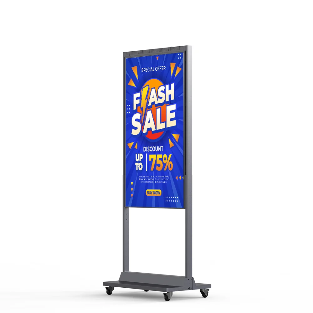 TNI Panel 110 Window Display Floor Standing Hanging Ceiling LCD Shop Window Facing Advertising Displays Digital Signage