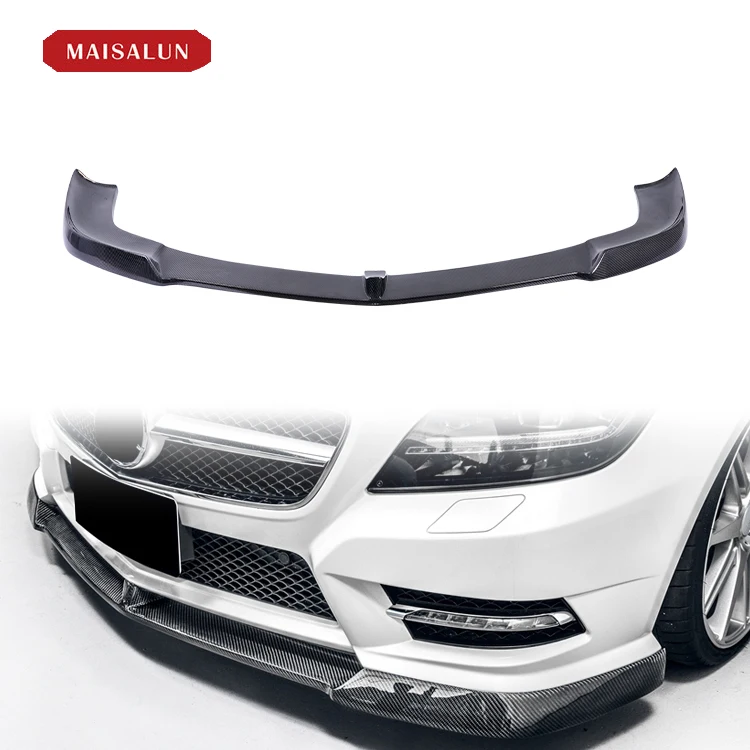 High Quality! Body Kit Front Lip  For BENZ CLS-Class W218 Upgrade to Carbon Fiber Front Lip Bodykit Car Bumper Parts
