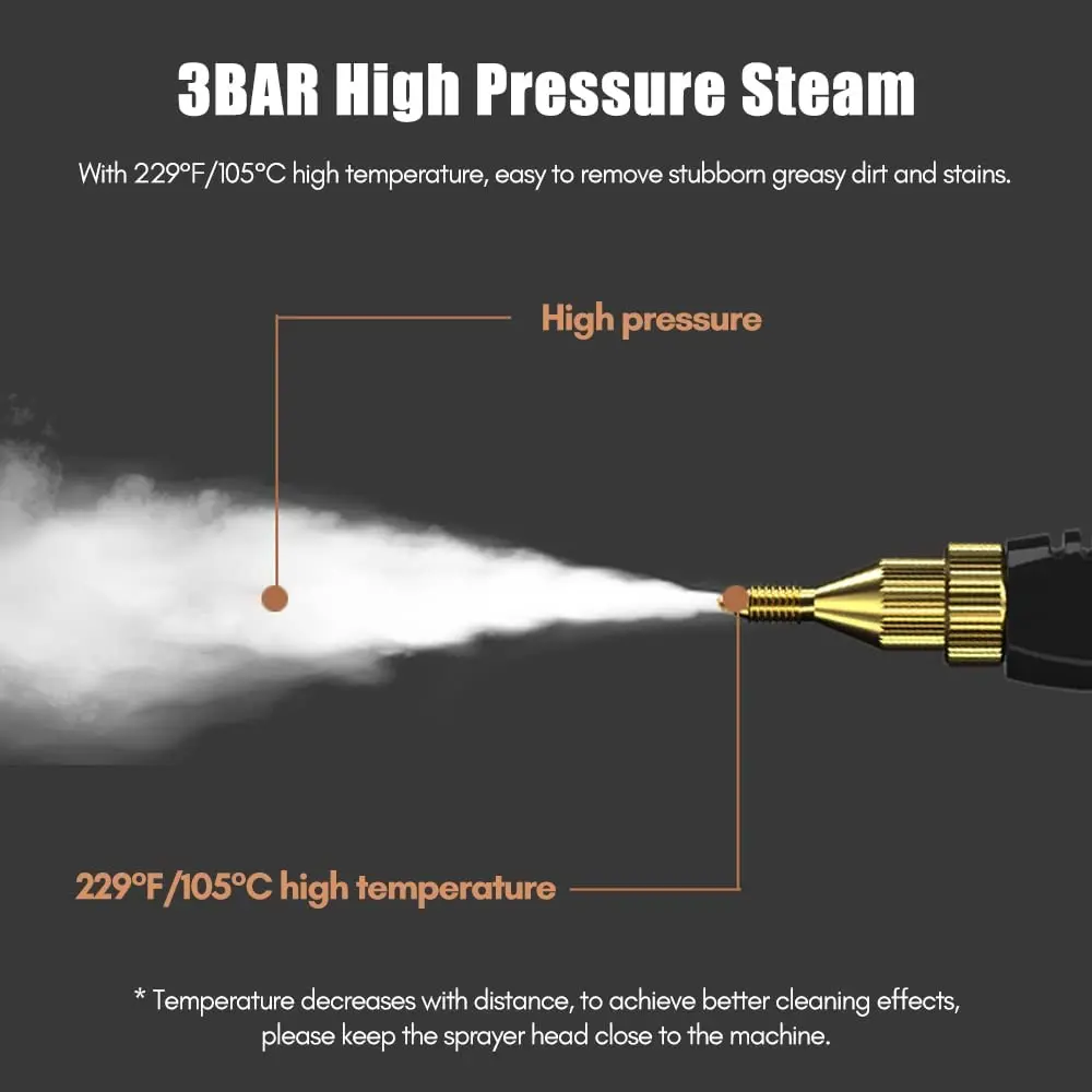 Multi Purpose High Temperature Portable Household Steam Cleaners Electric Carpet Steam Cleaner