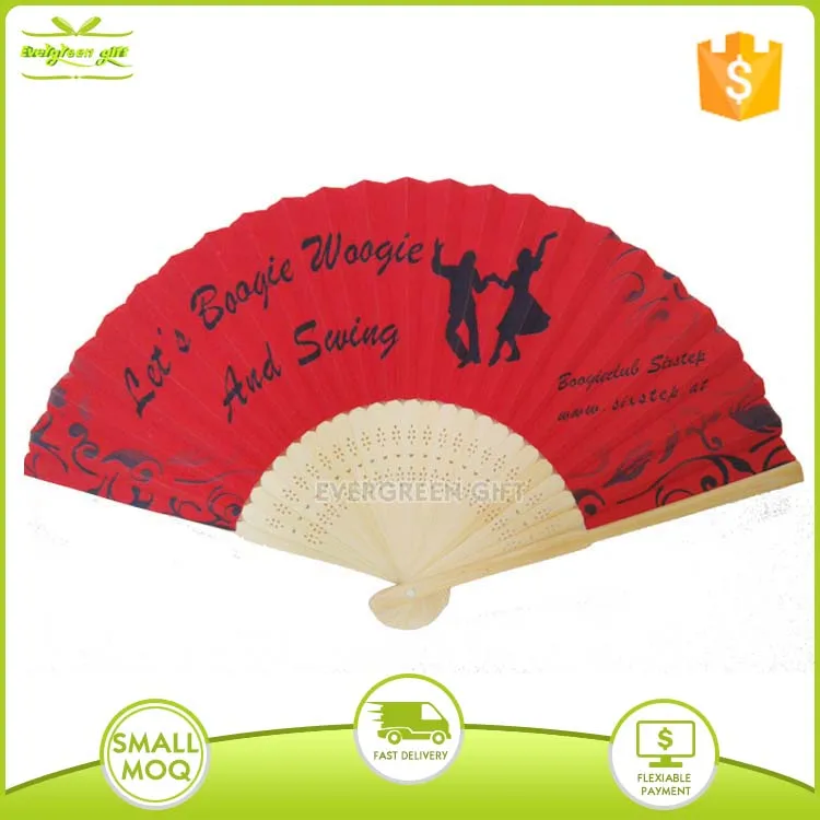 Wedding favors Chinese carved folding wedding wood hand fan