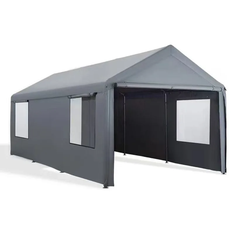 Car Shed Parking Shed Outdoor Family Tent Car Sun Shelter Car Sun Shelter Simple Mobile Canopy Garage