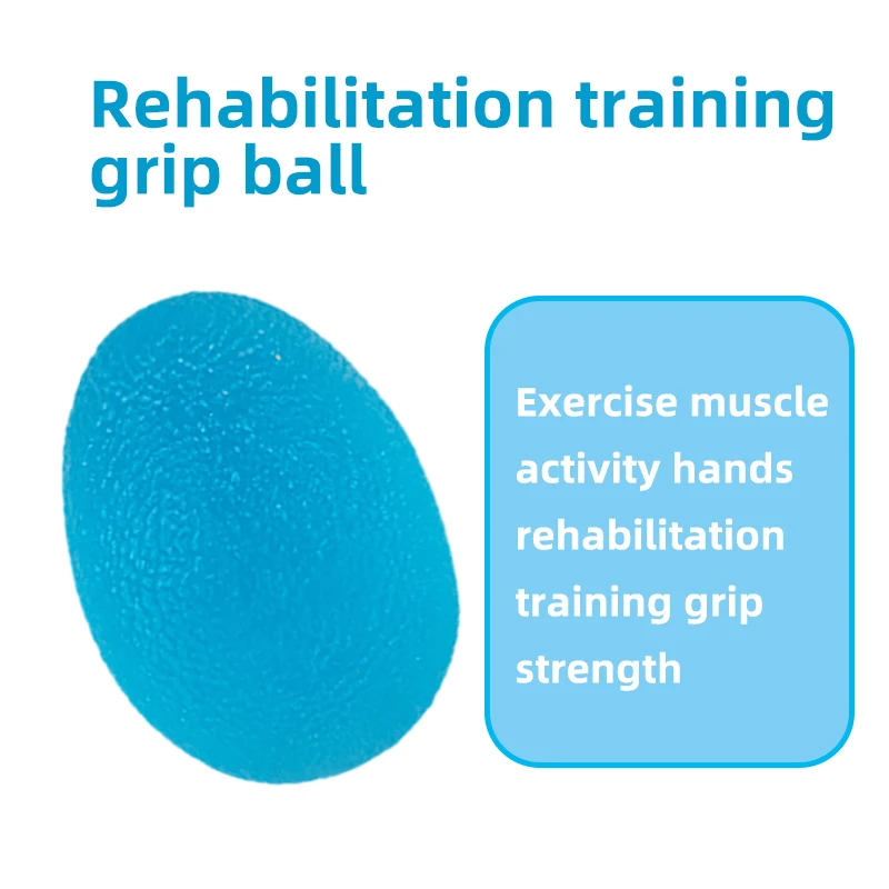 Tpe Eggs Shaped Hand Grip Balls Massage Ball Soft Hand Grip Strengthener Hand Grip Exercises for Seniors Relaxing Toys Unisex