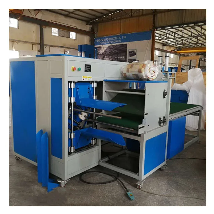 Home textile Automatic Pillow rolling machine for throw pillow body pillow comforters packing