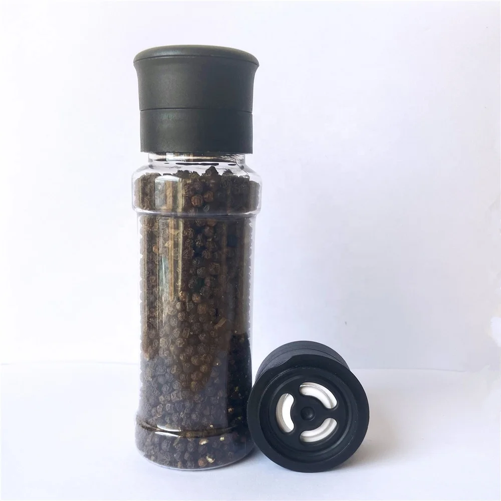 sale black colorful plastic pepper mill salt himalayan pink grinder cap