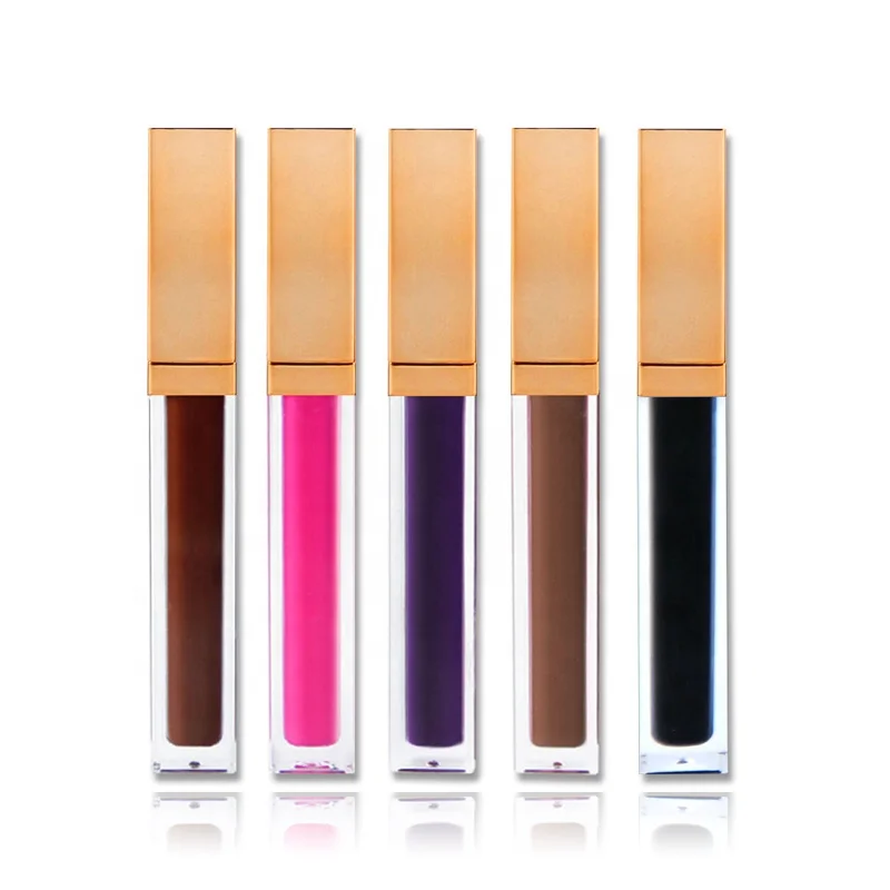 Square tube vegan friendly waterproof romantic bird liquid lipstick