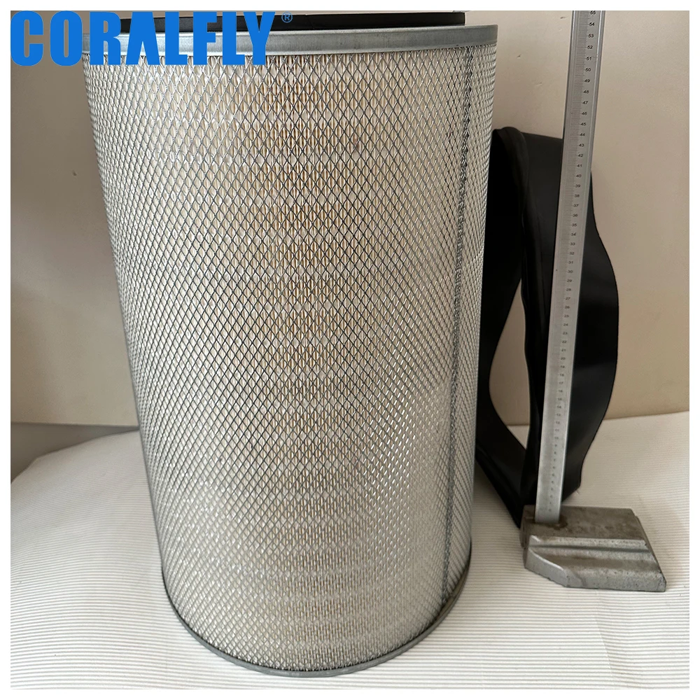 Coralfly manufacturer heavy duty truck engine parts air filter AF25544 CL-A25544 P619372 PA3496 2250051-238