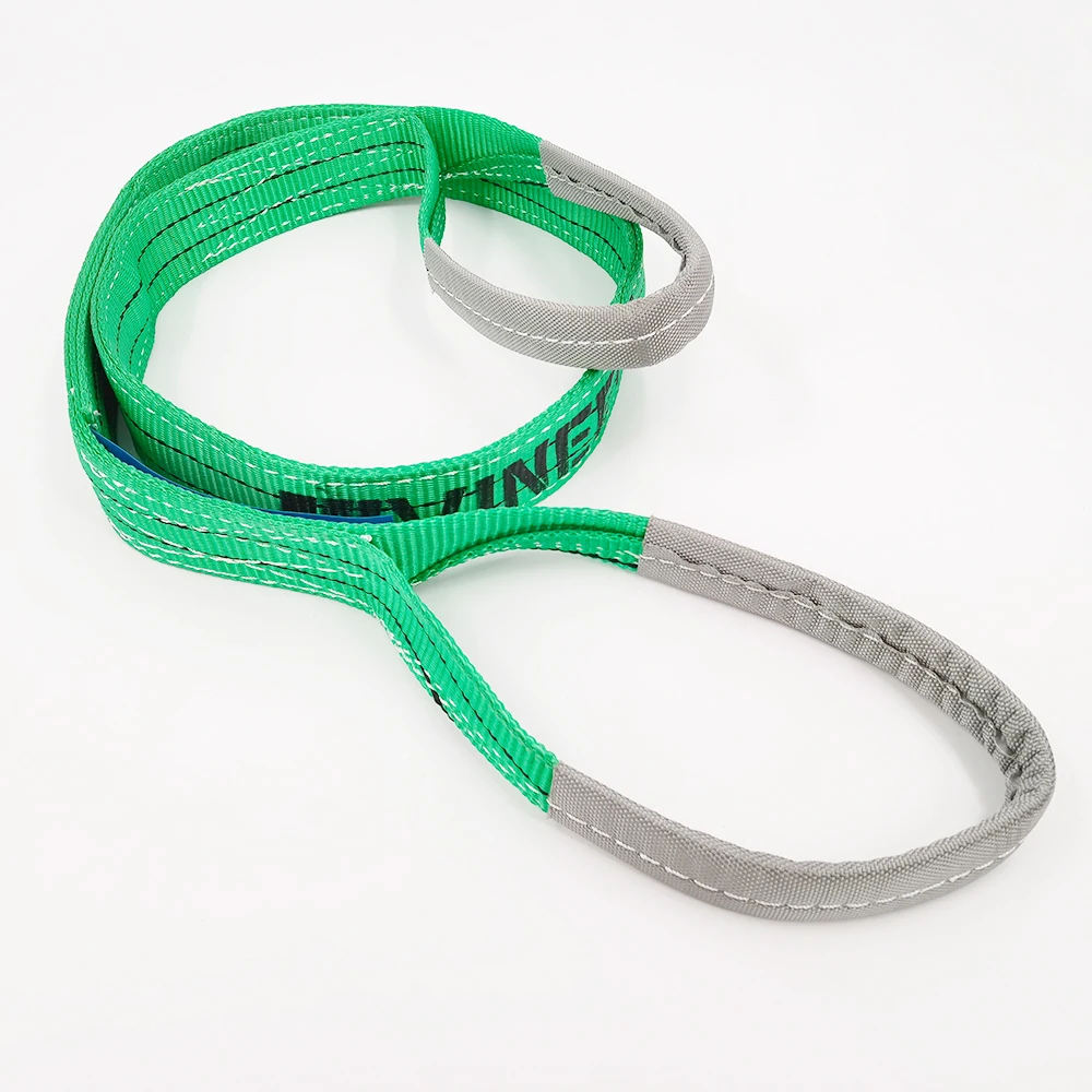 VINEET High Quality Durable Polyester 2 Ton Customizable Eye To Eye Webbing Sling Flat Webbing Sling