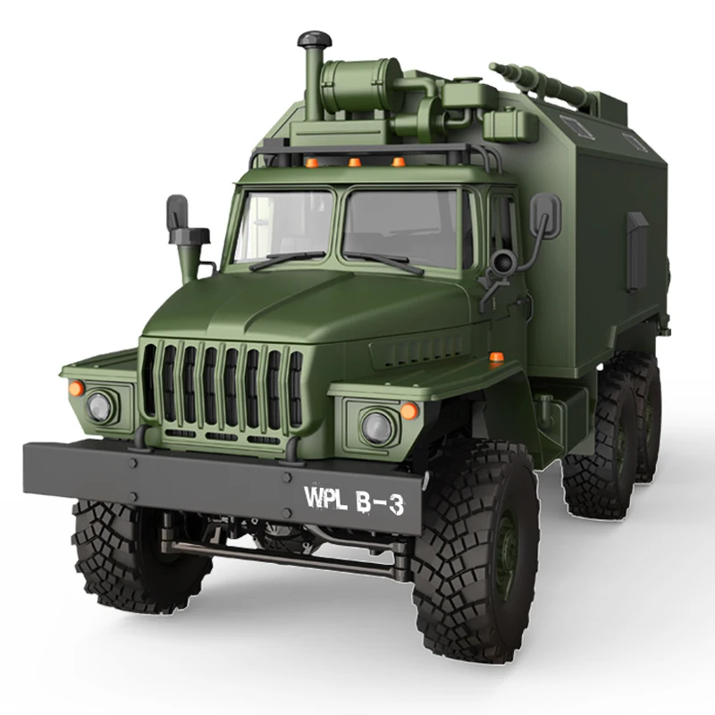 Wpl B-36 1:16 Simulation Soviet Ural Army Truck Command Vehicle Electric Remote Control Rc Car Boys Toy