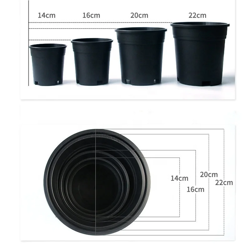 Searea  customized Injection plastic household plant flower pot
