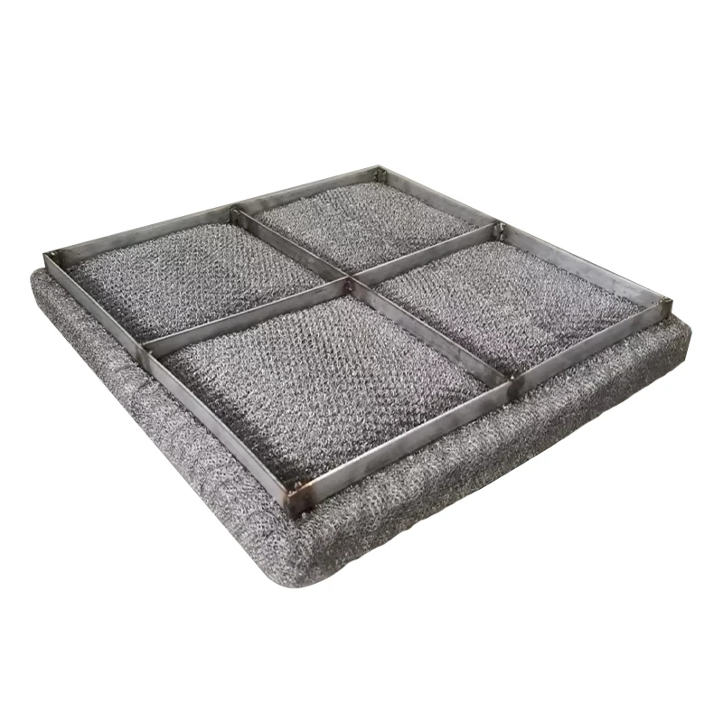 Stainless Steel Wire Mesh Gas Liquid Filter Mist Eliminator Demister Pad knitted wire mesh