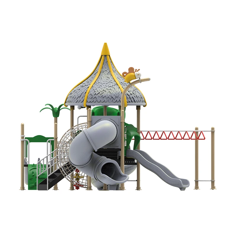 COWBOY children park playground equipment manufacturer outdoor swing and slide play set