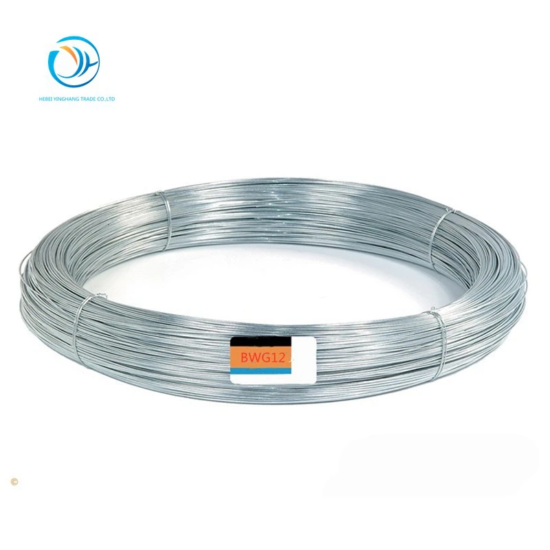 Hot dipped galvanized steel wire 12/ 16/ 18 gauge electro galvanized gi iron binding wire made in China