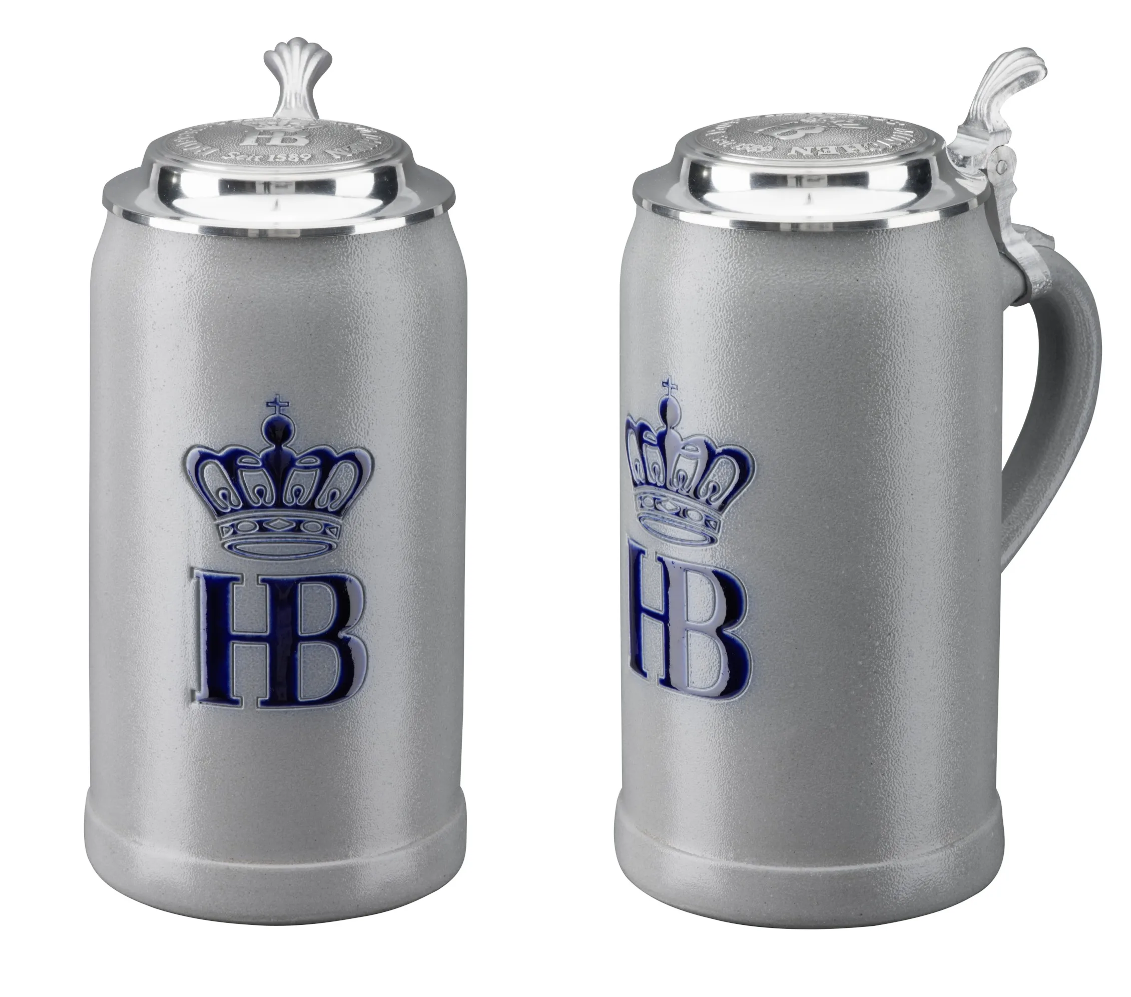 Hofbraeuhaus Muenchen стойкая и прочная соляная глазурованная Паровая Кружка 1 л под заказ пивные кружки ручной работы