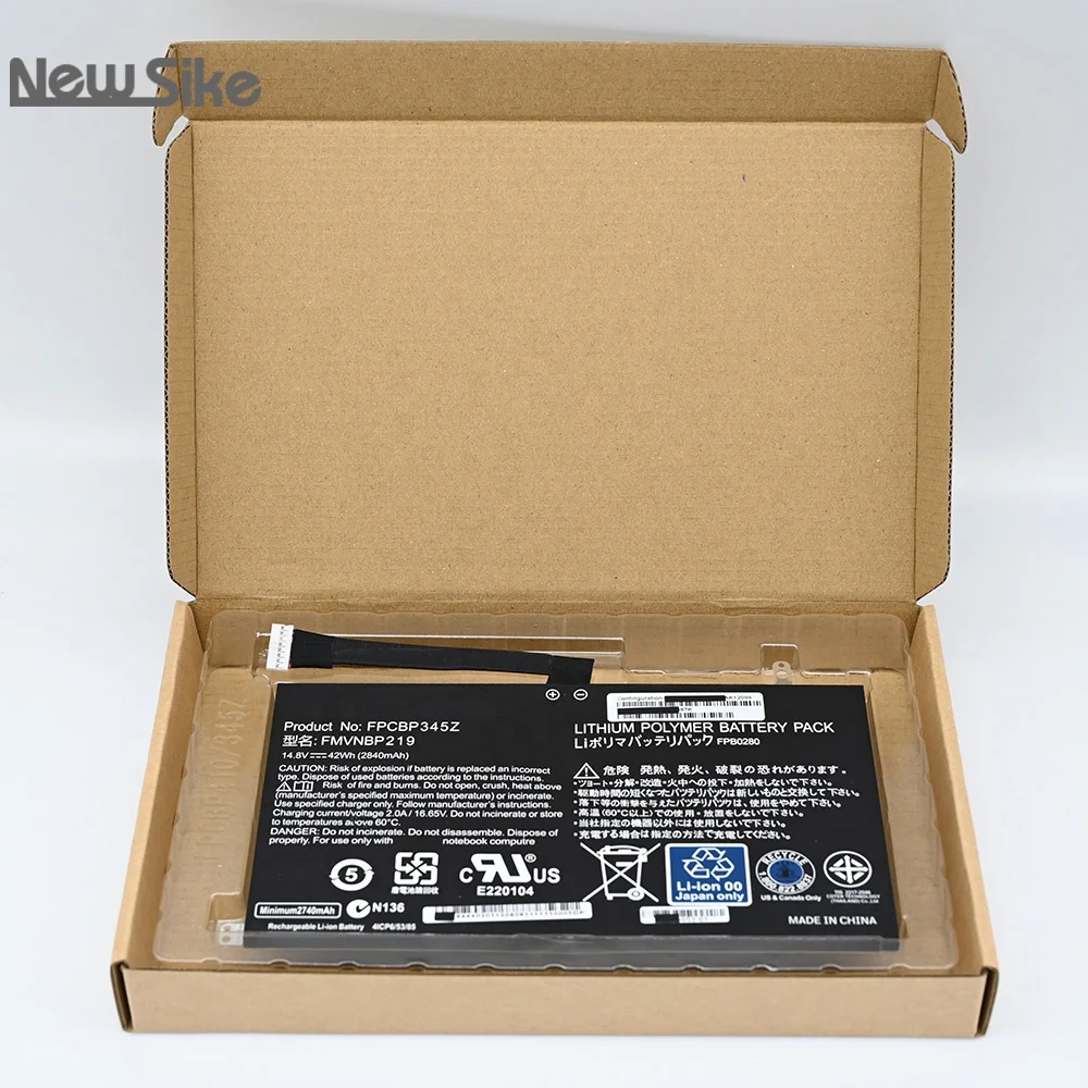 FPCBP345Z 42Wh laptop battery for Fujitsu Lifebook UH552 UH572 FPB0280 FMVNBP219 battery FPCBP345Z