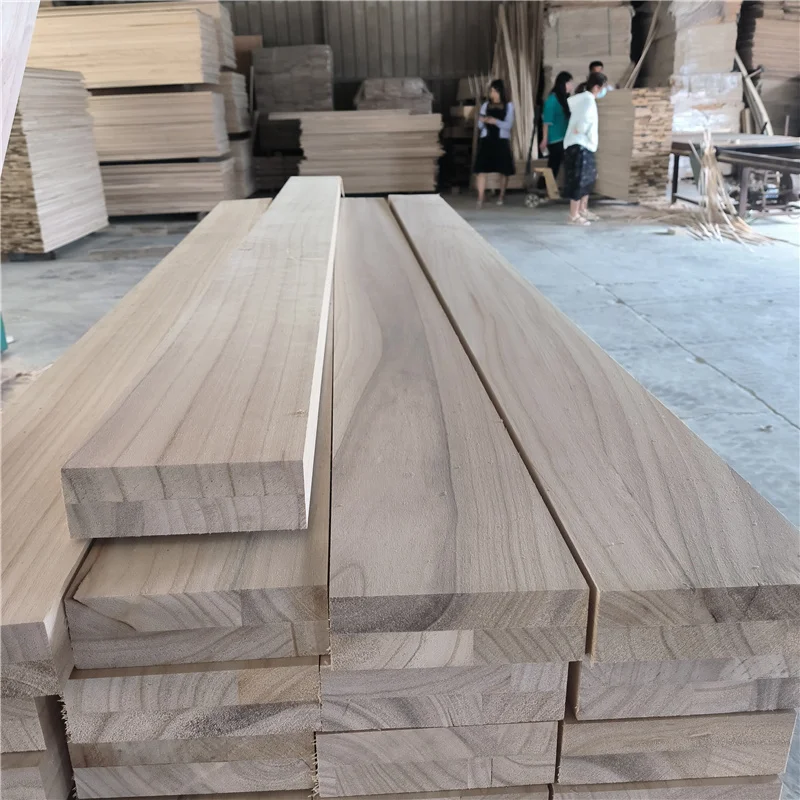 Buy Paulownia Timber Wood solid wood profile timber poplar lumber fir finger joint paulownia board