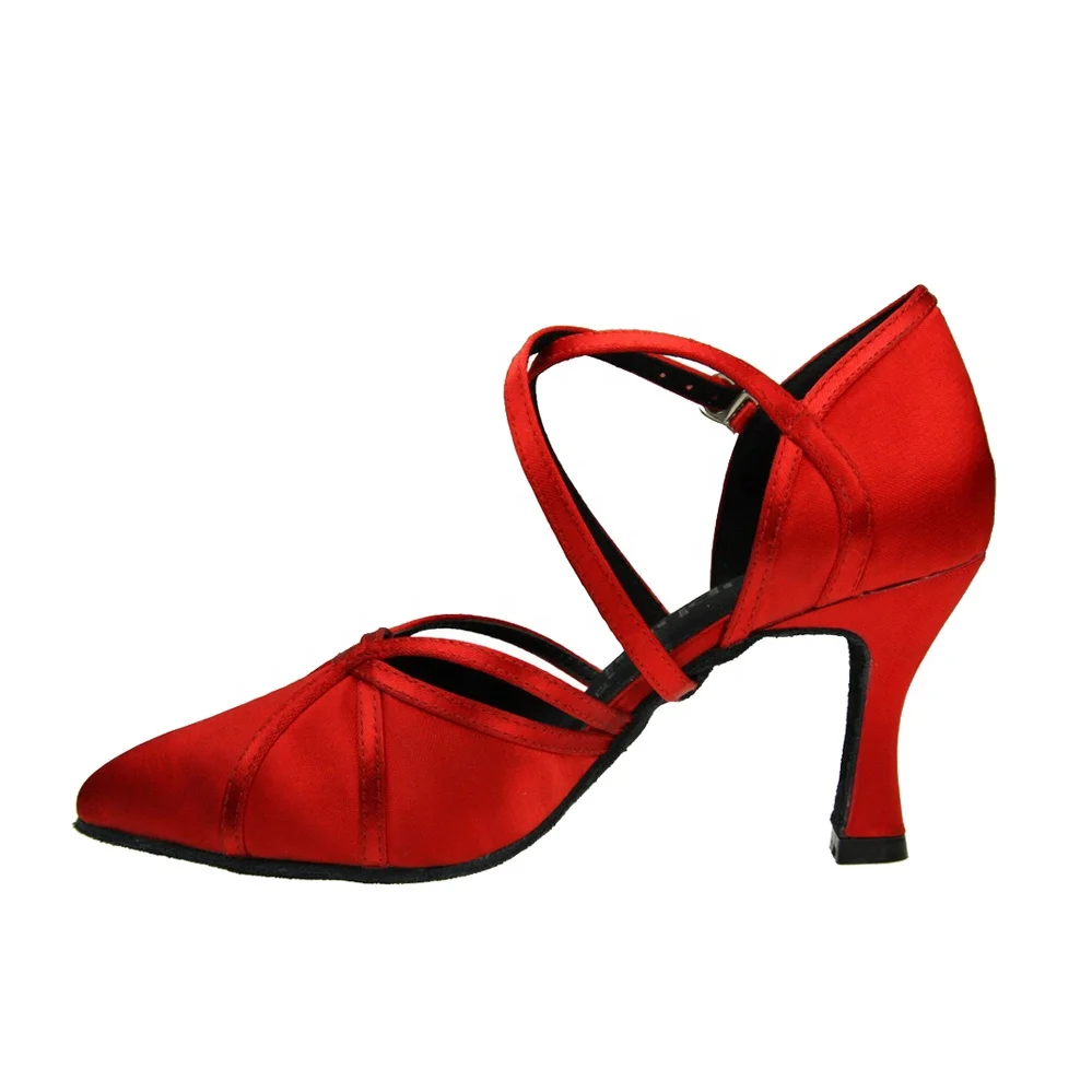 
suphini Low MOQ Woman Standard Modern Ballroom Dance Shoes 