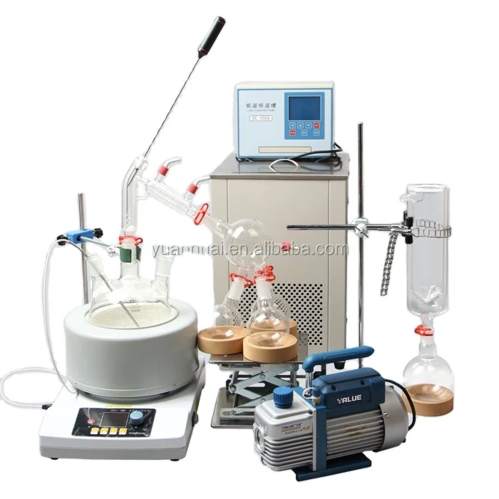Лабораторные стеклянные наборы для дистилляции для очистки эфирных масел