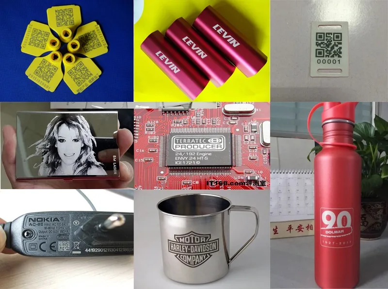 provided high quality UV laser marking machine for  glass  ABS  PE Plastic product  marking