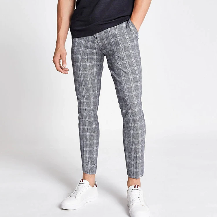 Новый стиль; Лидер продаж; Летние мужские быстросохнущие мужские клетчатые брюки