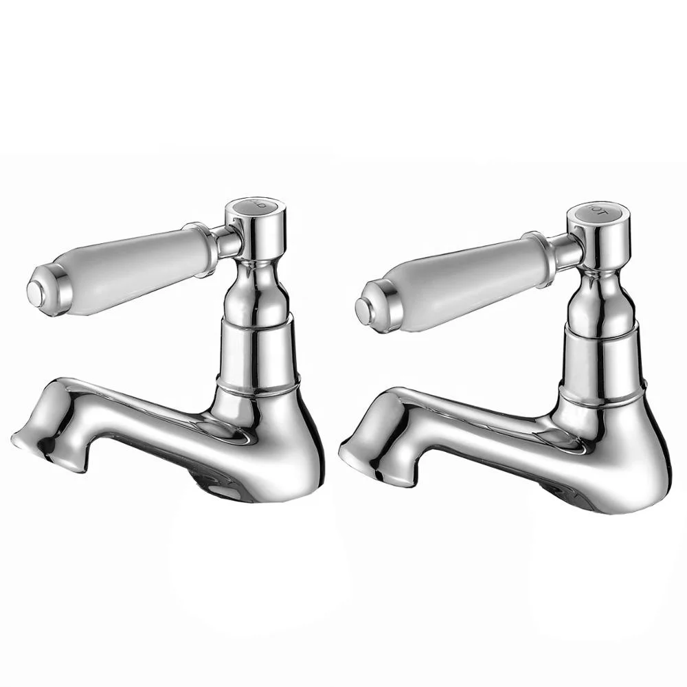 Classic Design Mini Basin Double Taps Hot and Cold Water Separated Basin Taps for Bathroom