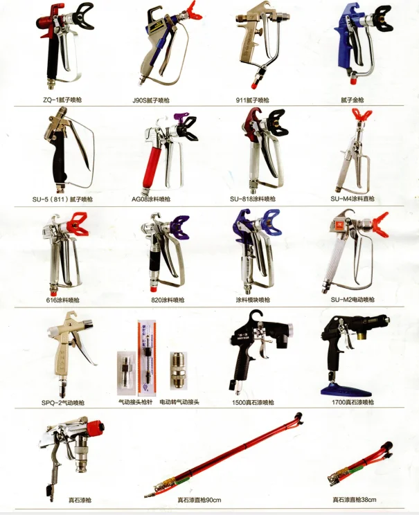 Airless paint spray gun