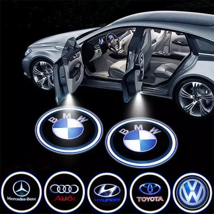 Factory supply Car Welcome LED Light Shadow Logo Door light Car Door Logo Projector Lights Emblem used for audi bmw benz