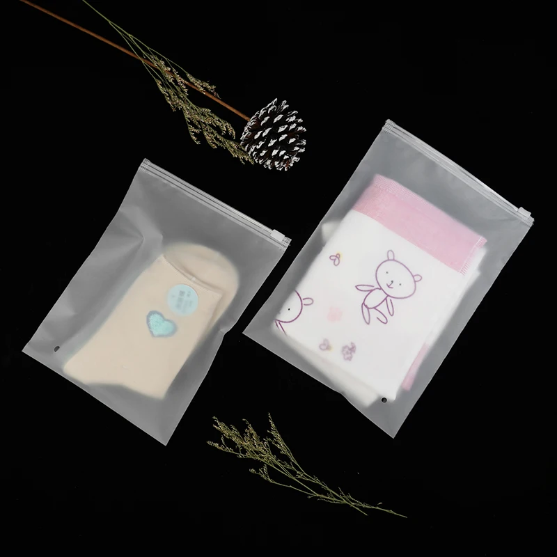 Полиэтиленовый пакет на молнии из ПВХ для упаковки одежды, одежды, рубашек, купальников, биоразлагаемый матовый пакет на молнии