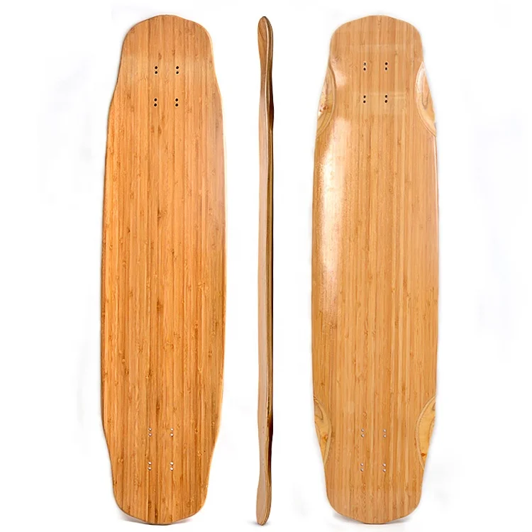 custom blank skateboard pro street bamboo maple longboard deck