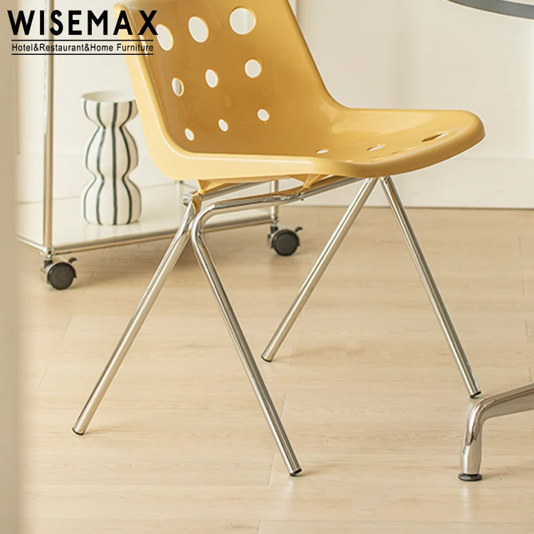 WISEMAX мебель в скандинавском стиле для дома Штабелируемый боковой стул форме сыра пластиковый акрил кухни и столовой