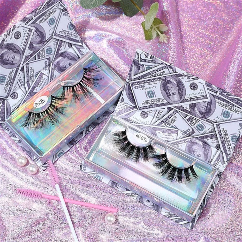 
Custom lash supplies best mink lashes 3d luxury mink eyelashes manufacturer natural mink eyelash thin band custom lashes 