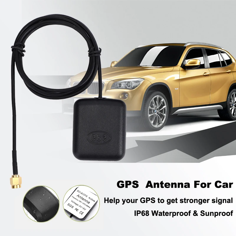 Активная внешняя Автомобильная Gps-антенна с разъемом Sma или Fakra 1575 42 МГц 28dbi Ce
