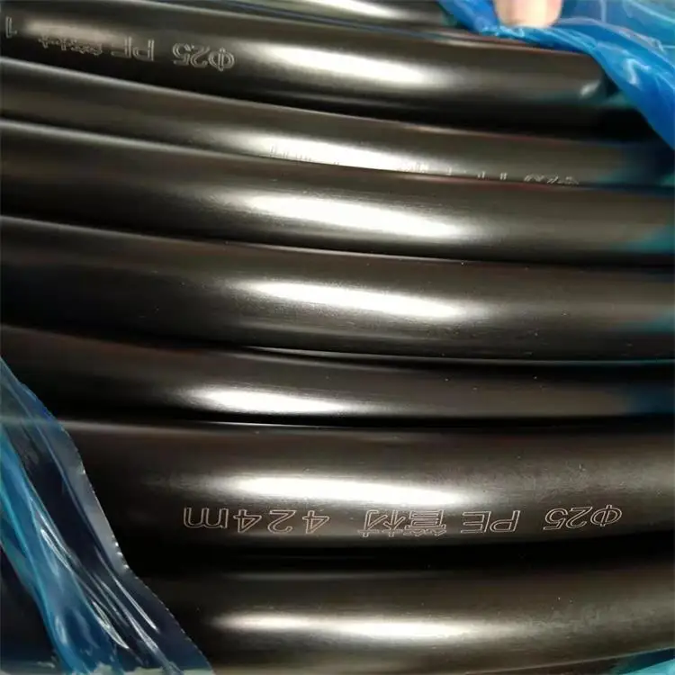 Hot Sale PE100 63mm 90mm 110mm Agriculture Irrigation Pipe PN16 Black Plastic Tube Garden Irrigation Pipe
