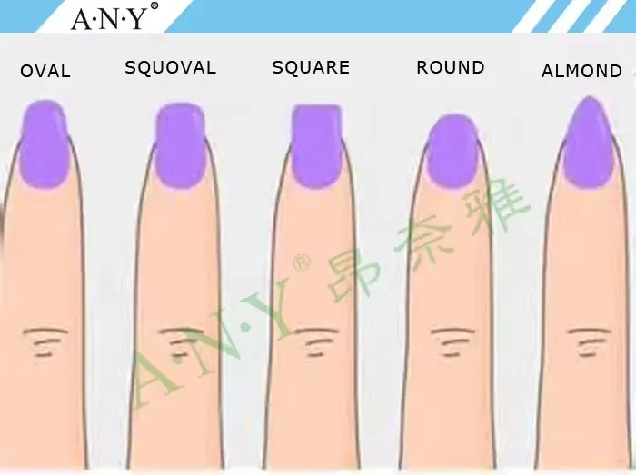 500Pcs Full Cover Natural Nail Tips Packaging  Artifical Coffin Shaped Full Coverage Nail Tips