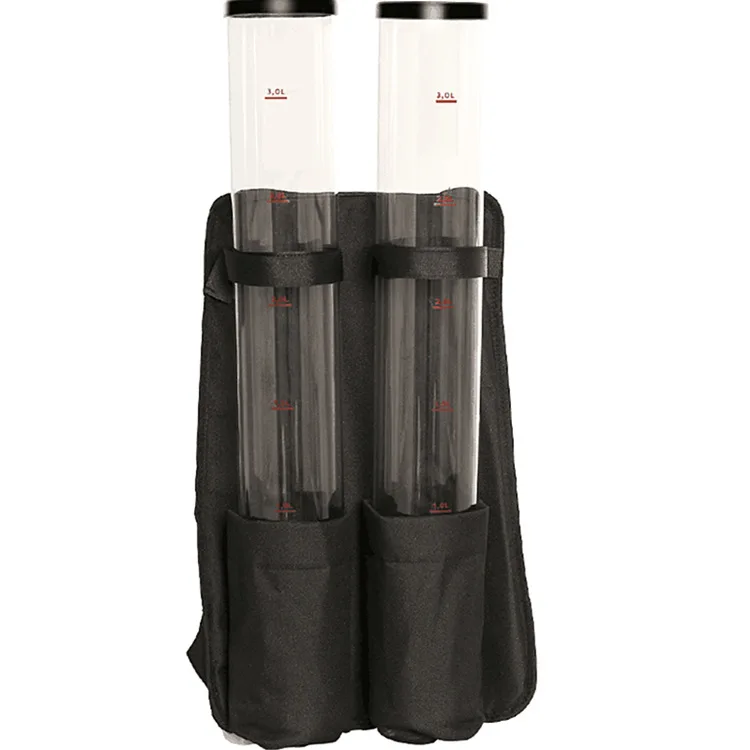 Shoulder backpack wine cannon drink beer machine jug machine Double barrel double tube dispenser wine rack outdoor bar supplies