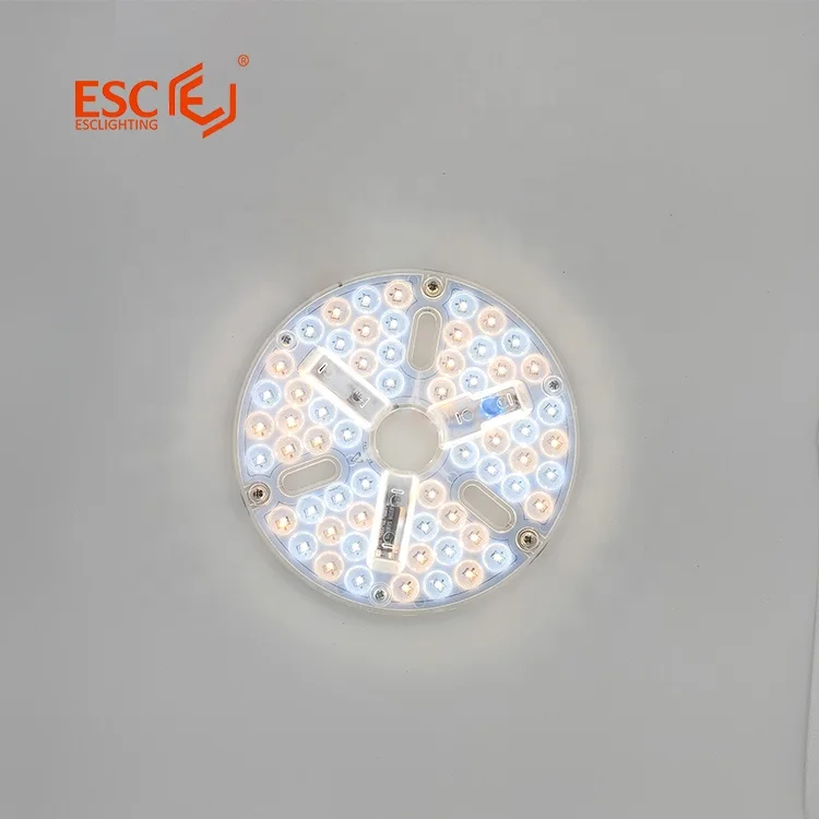 Factory direct save energy warmwhite naturalwhite coolwhite 16w ceiling fan light source
