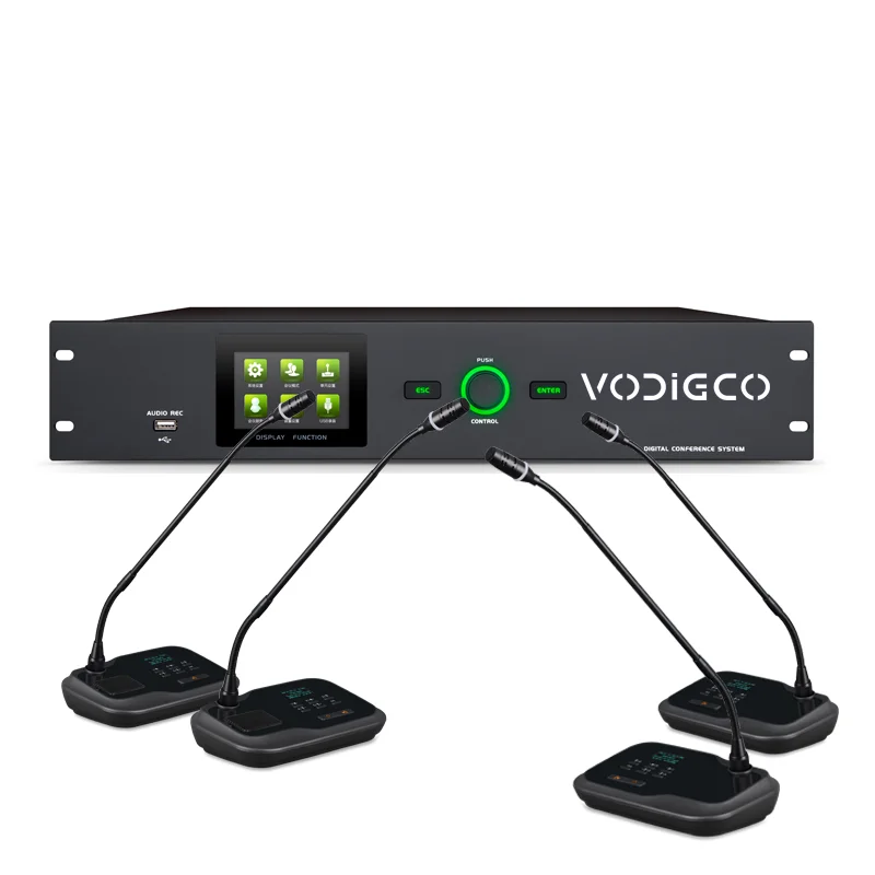 VODIGCO HR6321CD conference and audio equipment conference management system with good Interpretation System for 150 people