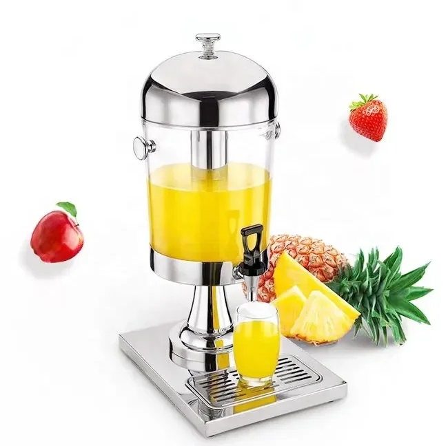 8L Food Grade Buffet Simple Style Plastic Catering Soda Beverage Juice Drinking Dispenser &Beer Tower
