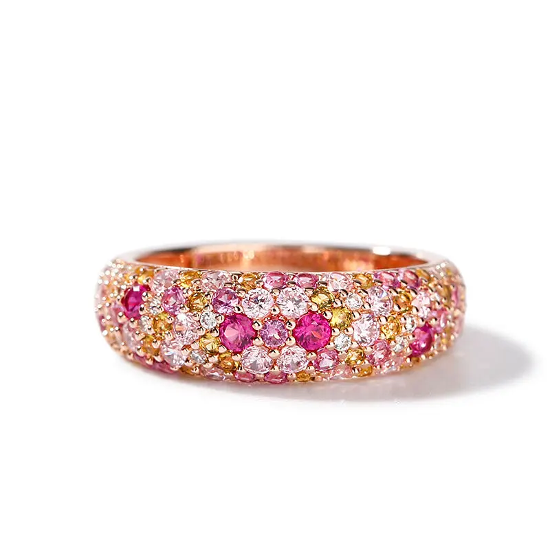 Hot Sale Style Moissanite Ring Custom Design Rose Gold Wedding Ring Moissanite Engagement Ring