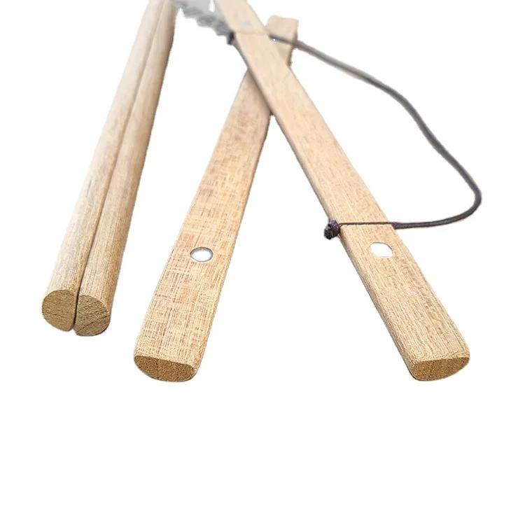 Round solid wood hanging painting shaft The new magnet poster holder