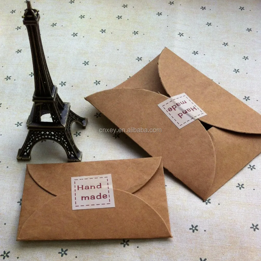 post card packaging envelope 200g kraft paper envelope for post card