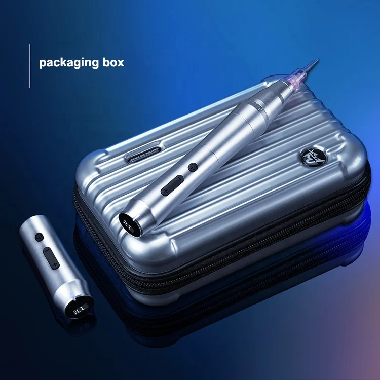 Tp010 Private Label Pmu Ombre Stroke 2 Batteries Microshading Eyebrow Tattoo Rotary Permanent Makeup Pmu Machine Wireless