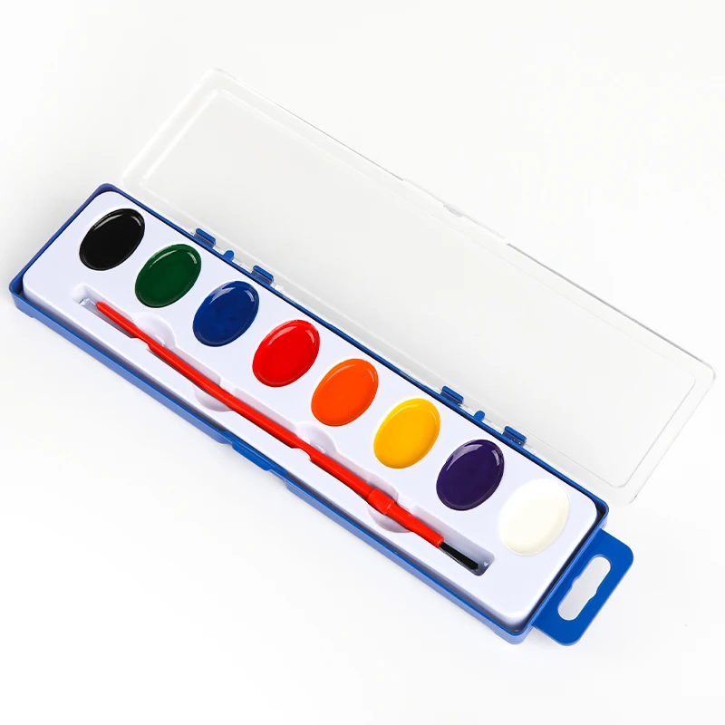 Gxin P-3105 8 colors Factory wholesale non toxic water color paints durable washable color paints for beginner painters