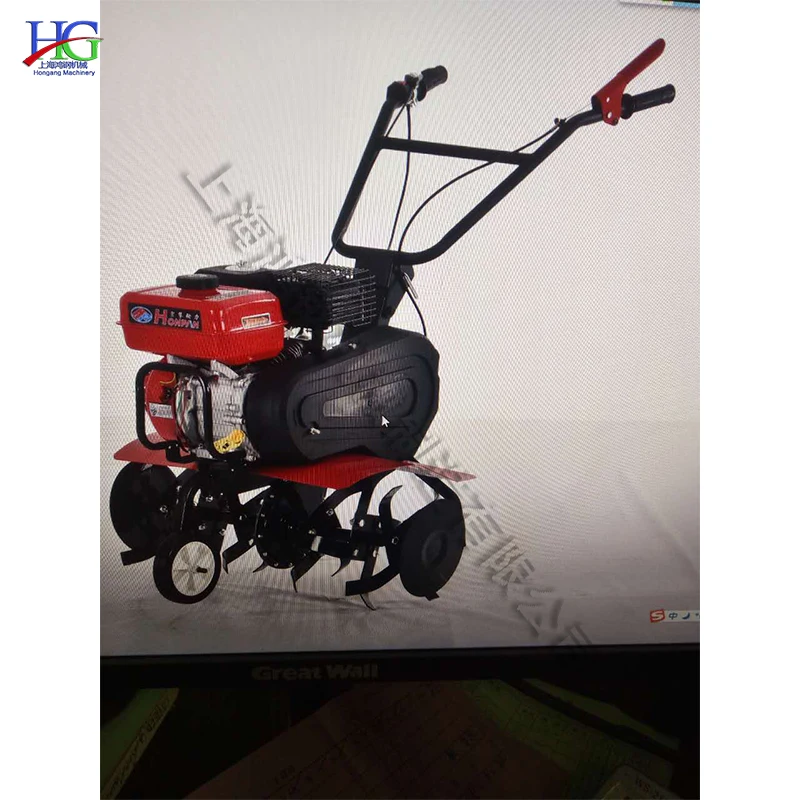 Agricultural chain track microtiller hand push 7.5 hp track microtiller lowest price