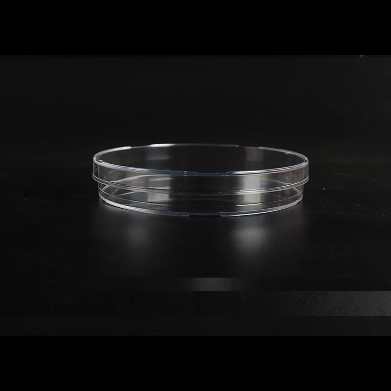 High Quality Transparent 90mm Plastic Petri Dish Cell Culture Plate for Lab